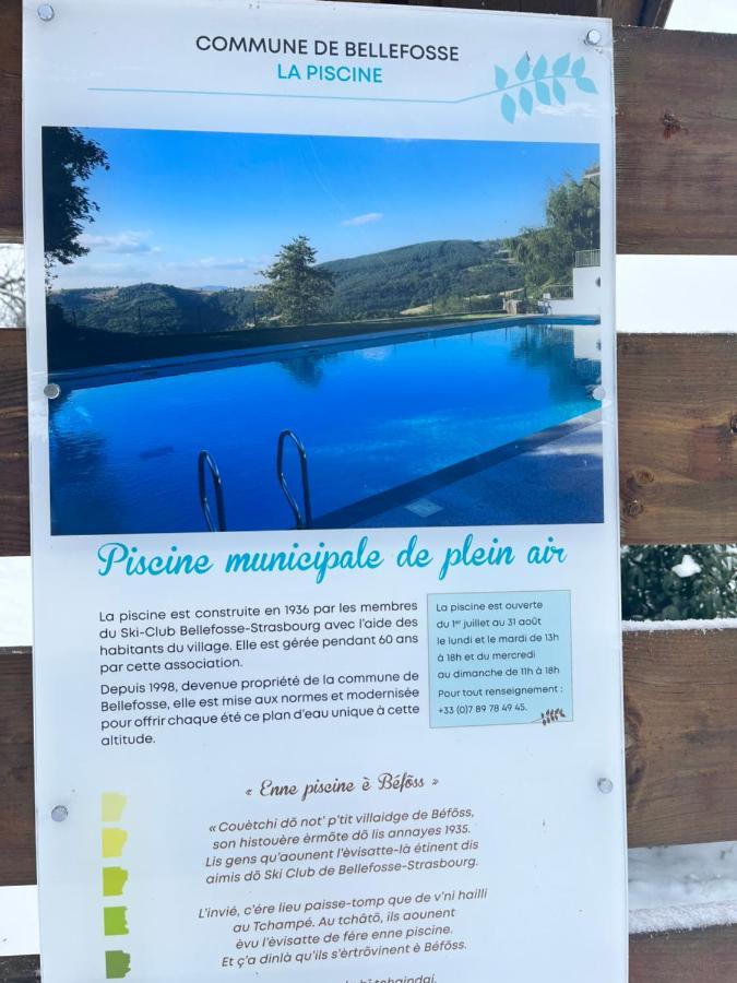 Maison Independante De Montagne En Alsace Bellefosse Экстерьер фото